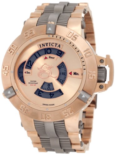 AAA 1:1 Replica Invicta Mens Watches Pink Dial Mechanical hand wind 50MM 1571 Watch
