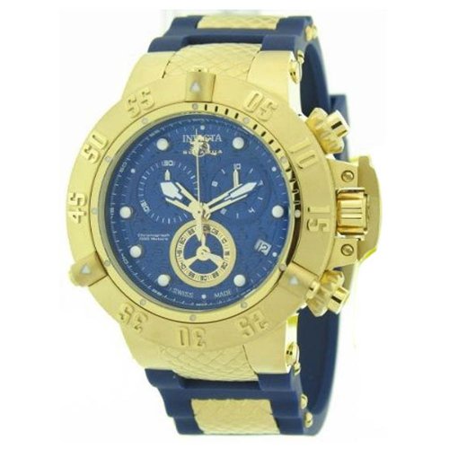 AAA 1:1 Replica Invicta Mens Watches Blue Dial Swiss Quartz 50MM 15800 Watch