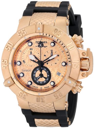 AAA 1:1 Replica Invicta Mens Watches Rose Gold Dial Swiss Quartz 50MM 15806 Watch