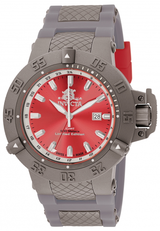 AAA 1:1 Replica Invicta Mens Watches Red Dial Quartz 50MM 1587 Watch