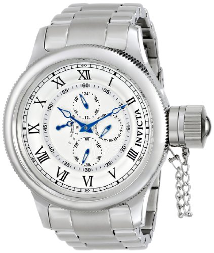 AAA 1:1 Replica Invicta Mens Watches Silver Dial Japanese Quartz 52MM 15930 Watch