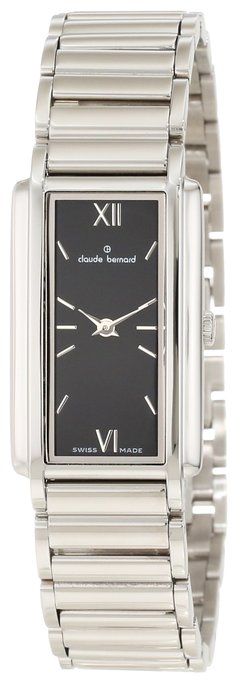 AAA 1:1 Replica Claude-Bernard-Dress-Code Ladies Watches Black Dial Quartz 19MM 16061-3-NIN Watch