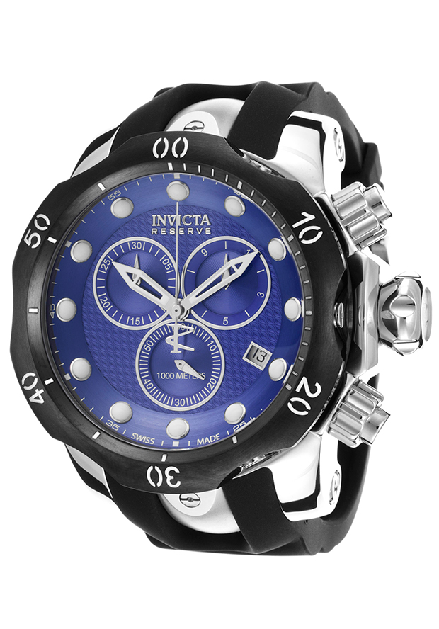 AAA 1:1 Replica Invicta-Venom Mens Watches Blue Dial Quartz 53.7MM 16149 Watch