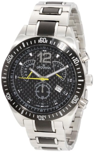 AAA 1:1 Replica Grovana Mens Watches Carbon fiber Dial Swiss Quartz 42MM 1620.9178 Watch