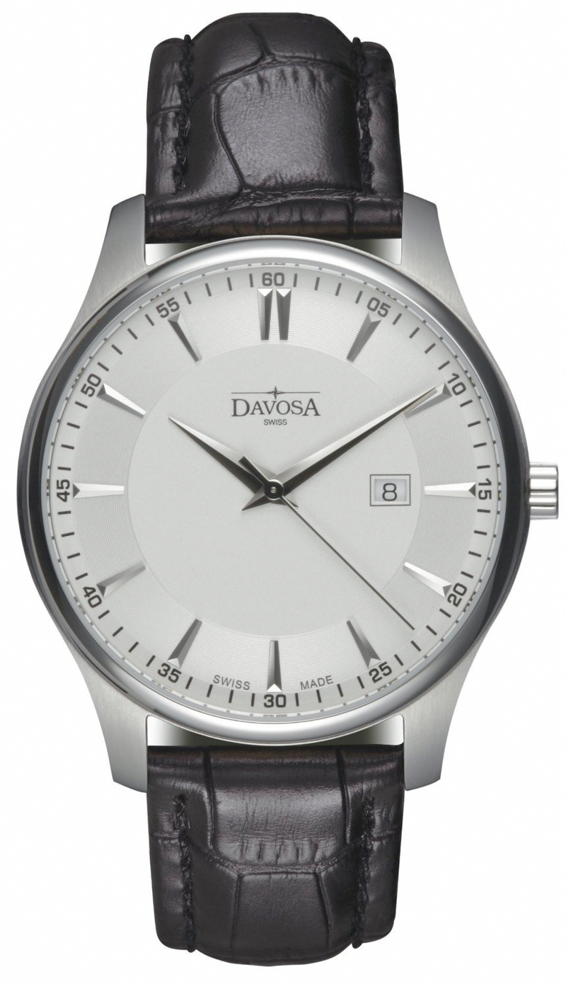AAA 1:1 Replica Davosa-Round Mens Watches White Dial Quartz 40MM 16246615 Watch