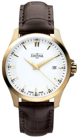 AAA 1:1 Replica Davosa-Round Mens Watches White Dial Quartz 40MM 16246715 Watch