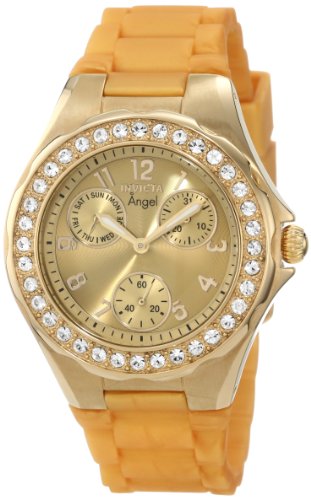 AAA 1:1 Replica Invicta Ladies Watches Yellow Dial Quartz 38MM 1650 Watch