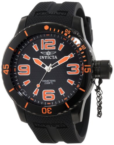 AAA 1:1 Replica Invicta Mens Watches Black Dial Swiss Quartz 48MM 1675 Watch
