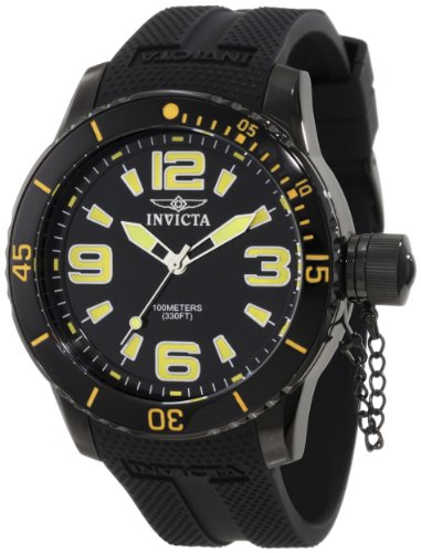 AAA 1:1 Replica Invicta Mens Watches Black Dial Swiss Quartz 48MM 1676 Watch