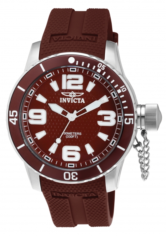 AAA 1:1 Replica Invicta Mens Watches Brown Dial Quartz 48MM 1677 Watch