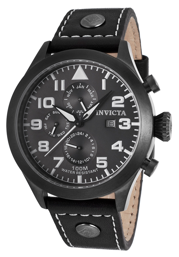 AAA 1:1 Replica Invicta-I-force Mens Watches Black Dial Quartz 45MM 17017 Watch