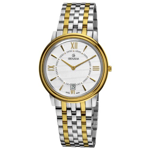 AAA 1:1 Replica Grovana Mens Watches Silver Dial Swiss Quartz 38MM 1708.1142 Watch