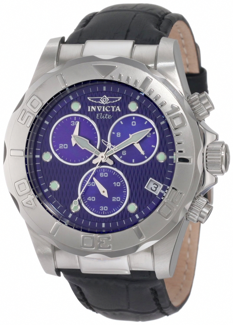 AAA 1:1 Replica Invicta Mens Watches Blue Dial Swiss Quartz 44MM 1717 Watch