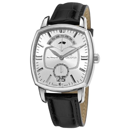 AAA 1:1 Replica Grovana Mens Watches Silver Dial Swiss Quartz 38MM 1717.1532 Watch