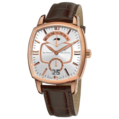 AAA 1:1 Replica Grovana Mens Watches Silver Dial Swiss Quartz 38MM 1717.1562 Watch