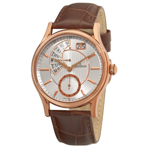 AAA 1:1 Replica Grovana Mens Watches Silver Dial Swiss Quartz 43MM 1718.1562 Watch