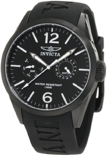 AAA 1:1 Replica Invicta Mens Watches Black Dial Quartz 42MM 1740 Watch