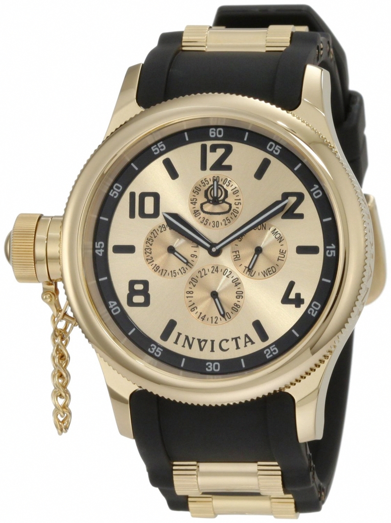 AAA 1:1 Replica Invicta Mens Watches Champagne Dial Quartz 48MM 1803 Watch
