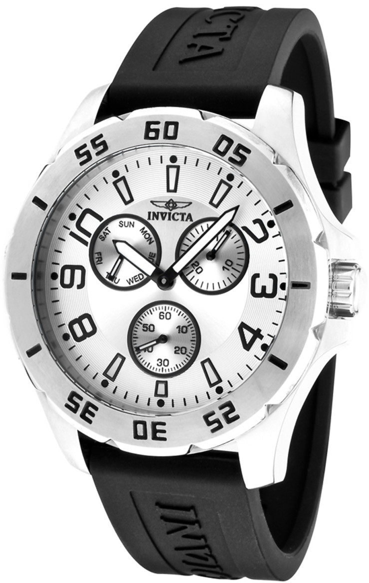 AAA 1:1 Replica Invicta-Specialty Mens Watches Silver Dial Quartz 45MM 1806 Watch