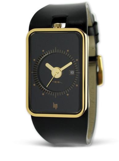 AAA 1:1 Replica Lip Mens Watches Black Dial Quartz 28 x 40MM 1870962 Watch