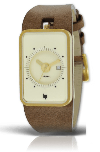 AAA 1:1 Replica Lip Mens Watches Beige Dial Quartz 28 x 40MM 1870992 Watch