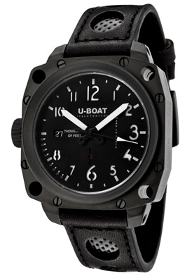 AAA 1:1 Replica U-Boat Mens Watches Black Dial Automatic 43MM 1886 Watch