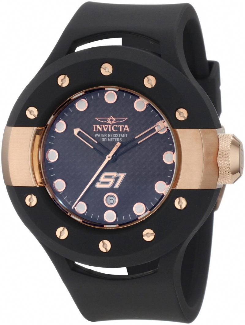 AAA 1:1 Replica Invicta Mens Watches Black Dial Quartz 52MM 1944 Watch