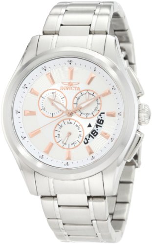 AAA 1:1 Replica Invicta Mens Watches Silver Dial Swiss Quartz 45MM 1974 Watch