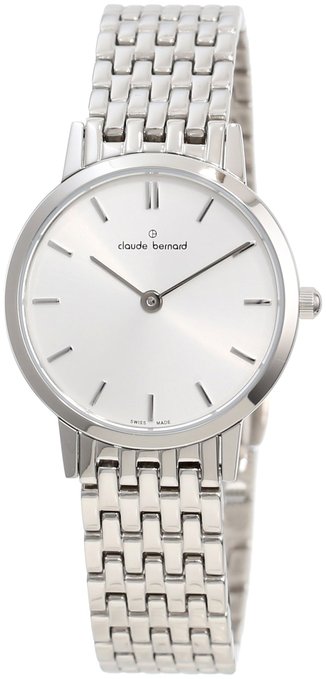 AAA 1:1 Replica Claude-Bernard Ladies Watches Silver Dial Quartz 27MM 20059-3M-AIN Watch