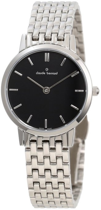 AAA 1:1 Replica Claude-Bernard Ladies Watches Black Dial Quartz 27MM 20059-3M-NIN Watch