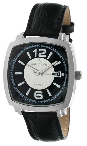 AAA 1:1 Replica Peugeot Mens Watches Black Dial Japanese Quartz 37MM 2032SL Watch