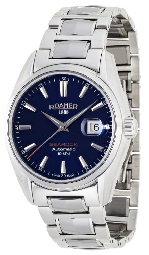 AAA 1:1 Replica Roamer-of-Switzerland-Searock Mens Watches Blue Dial Automatic 42MM 210633-41-45-20 Watch