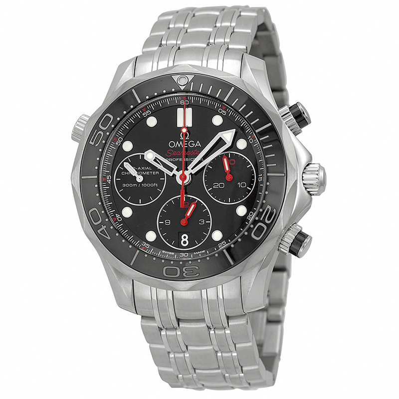 AAA 1:1 Replica Omega-Seamaster-Series Mens Watches Black Dial Automatic Chronometer 41.5MM 212.30.42.50.01.001 Watch
