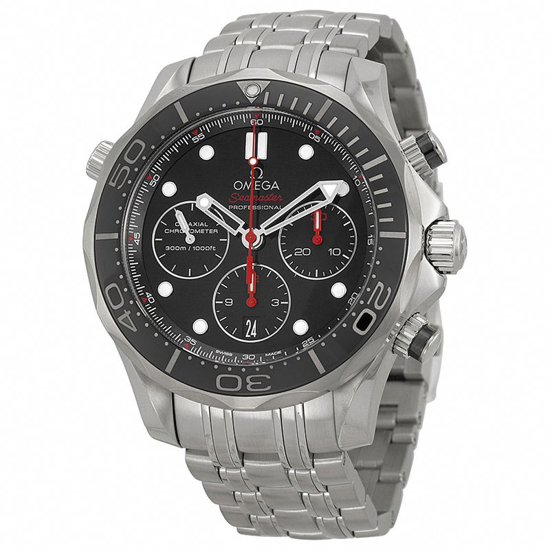 AAA 1:1 Replica Omega-Seamaster-Series Mens Watches Black Dial Automatic Chronometer 44MM 212.30.44.50.01.001 Watch