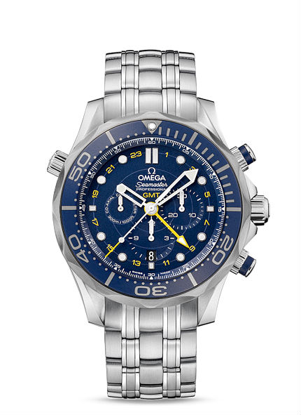 AAA 1:1 Replica Omega-Seamaster-Series Mens Watches Blue Dial Automatic Chronometer 44MM 212.30.44.52.03.001 Watch