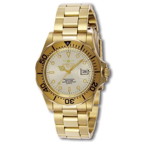 AAA 1:1 Replica Invicta Mens Watches Gold Dial Swiss Quartz 41MM 2155 Watch