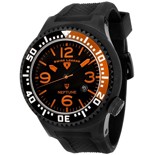 AAA 1:1 Replica Swiss-Legend Mens Watches Black Dial Swiss Quartz 52MM 21818P-BB-01-OB Watch