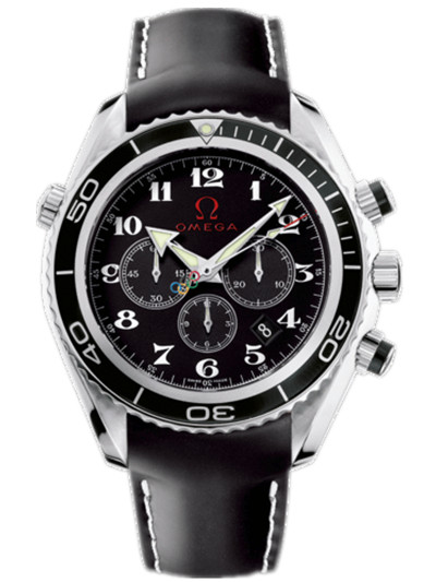 AAA 1:1 Replica Omega-Olympic-Collection-Series Mens Watches Black Dial Automatic Self-wind 45.5MM 222.32.46.50.01.001 Watch