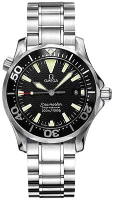 AAA 1:1 Replica Omega-Seamaster-Series Mens Watches Black Dial Quartz 36.25MM 2262.50.00 Watch