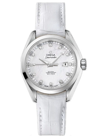 AAA 1:1 Replica Omega-Seamaster-Series Ladies Watches Mother Of Pearl Dial Automatic Self-wind 34MM 231.13.34.20.55.001 Watch