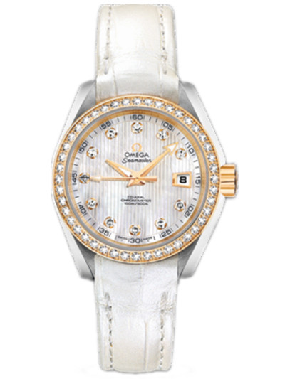 AAA 1:1 Replica Omega-Seamaster-Series Ladies Watches Mother Of Pearl Dial Automatic Self-wind 30MM 231.28.30.20.55.002 Watch
