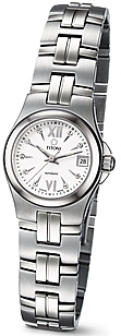 AAA 1:1 Replica Titoni-Impetus-V Ladies Watches White Dial Automatic 23950S-271 Watch