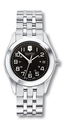 AAA 1:1 Replica Victorinox-Swiss-Army-Classic-Alliance Mens Watches Black Dial Quartz 241046 Watch