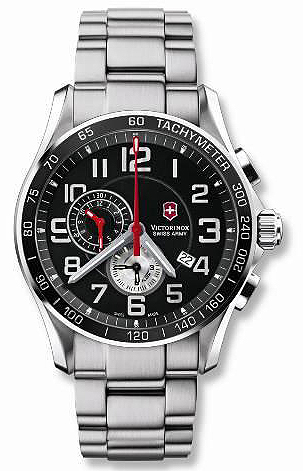 AAA 1:1 Replica Victorinox-Swiss-Army-Chrono-Classic-Xls Mens Watches Black Dial Quartz 241280 Watch