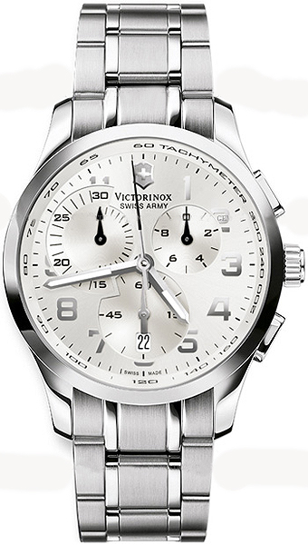 AAA 1:1 Replica Victorinox-Swiss-Army-Alliance Mens Watches Silver Dial Quartz 241296 Watch