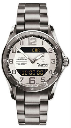 AAA 1:1 Replica Victorinox-Swiss-Army-Chronograph-Classic-XLS-MT Mens Watches Silver Dial Quartz 241301 Watch