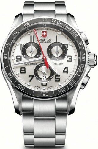 AAA 1:1 Replica Victorinox-Swiss-Army Mens Watches Silver Dial Quartz 45MM 241445 Watch