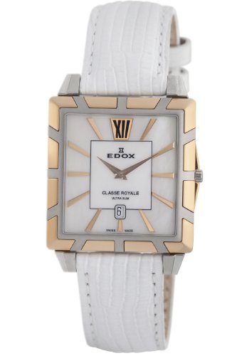 AAA 1:1 Replica Edox-Classe-Royale Ladies Watches Silver Dial Quartz 32MM 26022.357R.NAIR Watch