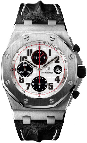 AAA 1:1 Replica Audemars-Piguet-Royal-Oak-Offshore Mens Watches Silver Dial Automatic 42MM 26170ST.OO.D101CR.02 Watch