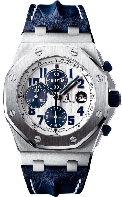 AAA 1:1 Replica Audemars-Piguet-Royal-Oak-Offshore Mens Watches Silver Dial Automatic 42MM 26170ST.OO.D305CR.01 Watch